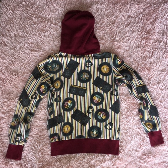 VINTAGE HARAJUKU LOVERS ZIP-UP HOODIE • SIZE M - Picture 2 of 6